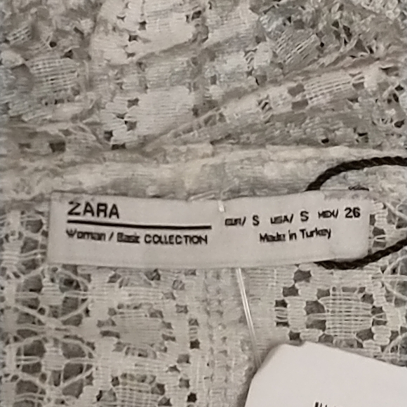 Zara Grey Crop Top - Picture 2 of 13